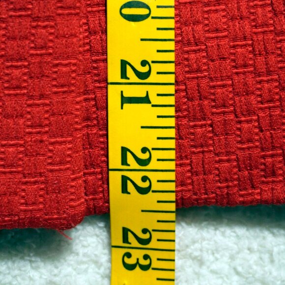 Talbots Ruby Red Tweed Double-Breasted Blazer Jacket 4p Classic Tailored - Picture 10 of 10